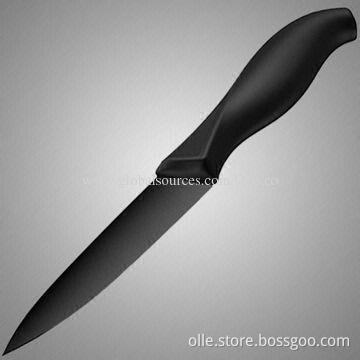 5'' Black Blade Ceramic Knife with ZrO2 Black Color Blade
